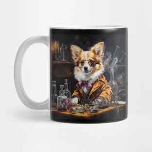 Mad Scientist Corgi Mug